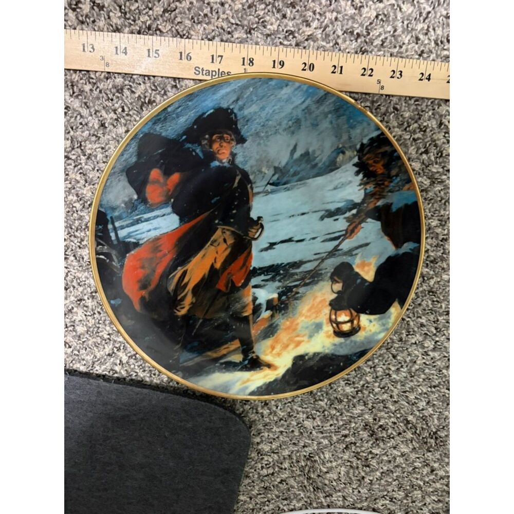 Kuba Porzellan bavaria germany plate depicting napoleon and guide